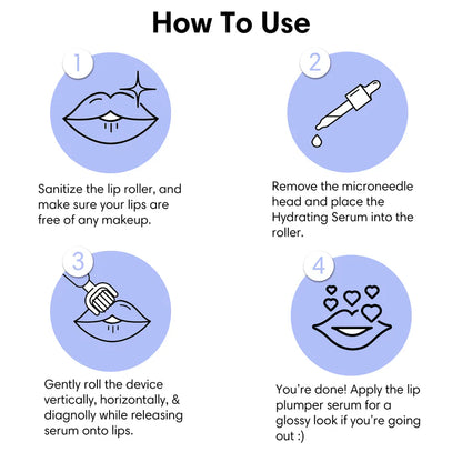 Step-by-step guide on how to use the Lip Companion Kit™ for enhanced lip care.